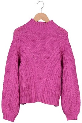 MANGO Pullover Damen Strickpullover Strick Oberteil Gr. S Pink #34ur2ku