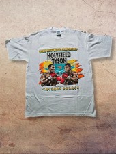 Vintage ‘91 Holyfield V Tyson Caesers Palace Promo TshirtMADE IN USA L