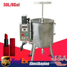 Cosmetics Heating Mixing Filling Machine 30L Stirring Tank Lipstick Paste Filler