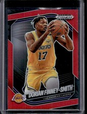 2024-25 Panini Prizm Black Dorian Finney-Smith Red Prizm #/299 Lakers
