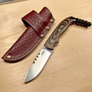 CRKT Hunt 'N Fisch Fixed Blade Knife 3" 8CR14MOV Steel G10 Scales