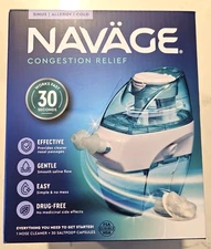 Navage SDG-2 Nasal Care Congestion Relief  & 30 SaltPods New
