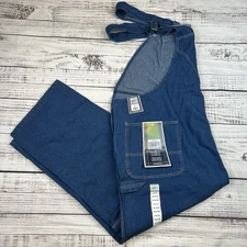 NWT Vintage Liberty Bib Overalls Sz 52x30 Fits 58x30 Carpenter Denim Blue Jean