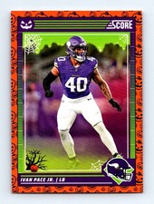 #186 2024 Score-A-Treat ORANGE PUMPKIN  Ivan Pace Jr. Minnesota Vikings