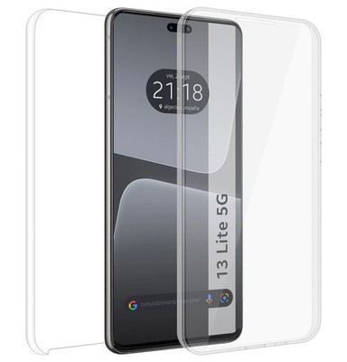 Fodera Doppia Trasparente In Pc + Tpu Full Body 360 Per Iphone 17 Pro Max (6.9