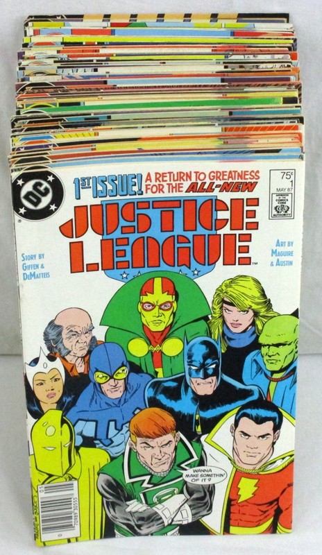 JUSTICE LEAGUE #1-60 Complete Set Lot DC 1987-92 International Giffen DeMatteis