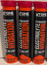 Electrolyte Hydration Tablets Strawberry Lime 3 x 20 Effervescent = 60 Total