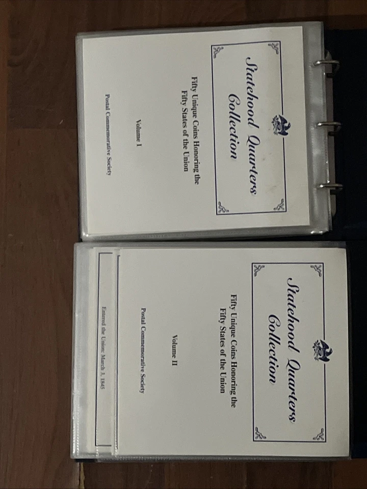 PCS Statehood Quarters Volumes 1 & 2, Both P & D Mints With Commonwealth’s - Image 2 of 4