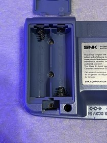 Rare Neo Geo Pocket Color Console Platinum Blue Video Game SNK Tested & Works