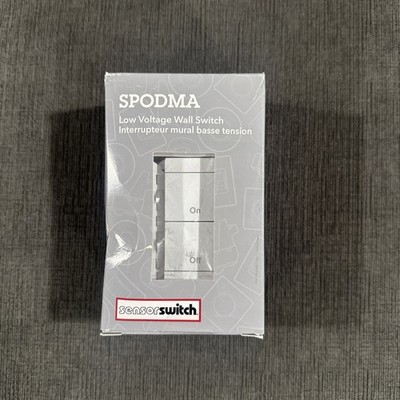 NEW Acuity Controls SPODMA WH, 266X91, 1 Switch, Auto-On, Low Voltage, White
