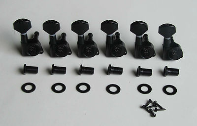 Wilkinson EZ-LOK Guitar Tuning Keys Pegs Guitar Tuners Machine Heads Black