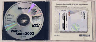 Microsoft Works Suite 2002 - Windows - Deutsch - B11-00579