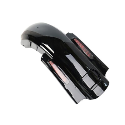 CVO Stretched Rear Fender w LED + Wire Harness for 2009 - 2020 Harley ...