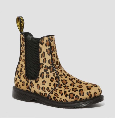 NIB Dr Martens Flora Hair On Leopard 