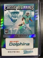 2021 Panini Classics Football RC Rookie Green SP Beginnings Jaylen Waddle /15 🔥