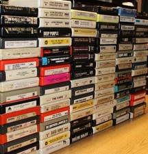 Classic Rock Pop 8 Track Tapes Various Artists REPAIRED TESTED