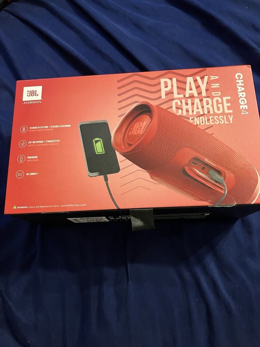JBL Charge 4 Bluetooth Waterproof Portable Speaker (Brand New In