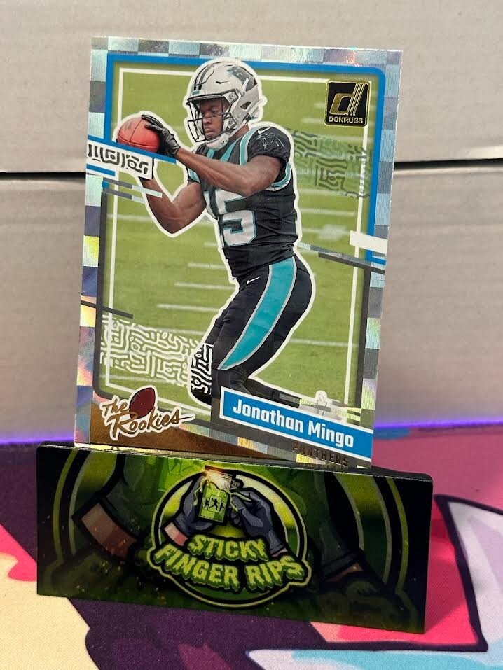 2023 Panini Donruss Football Jonathan Mingo The Rookies Holo Panthers - 14 MINT
