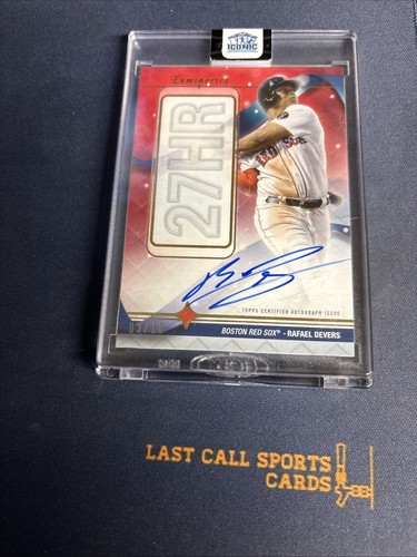 Luminaries Rafael Devers 27HR On Card Autograph /10 2023 Topps