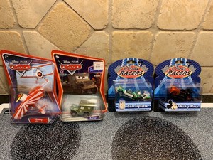 Disney Diecast Car Lot 4 Sarge Buzz Lightyear Barney Stormin