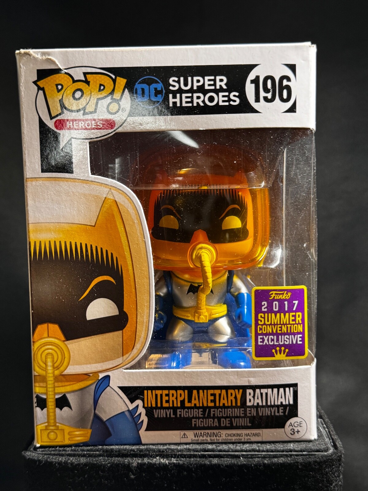 Funko Pop! Vinyl: Dc Universe - Interplanetary Batman #196 - 2017 Summer Con.