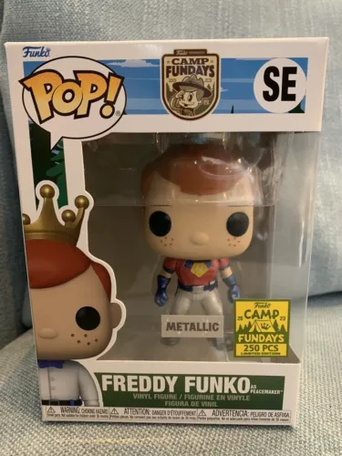 Funko Pop! Camp Fundays 2023 Freddy Funko as Peacemaker Metallic LE 250