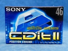 TOP ++ CASSETTE AUDIO Audiocassette - SONY 46 CDIt II CHROME IEC II TYPE II