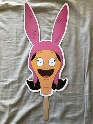 Bob's Burgers Louise Belcher fan mask on stick 2018 Comic-Con SDCC Fox exclusive
