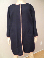 Talbots Women Plus Size 18w Black Coat Jacket Blazer Career Office