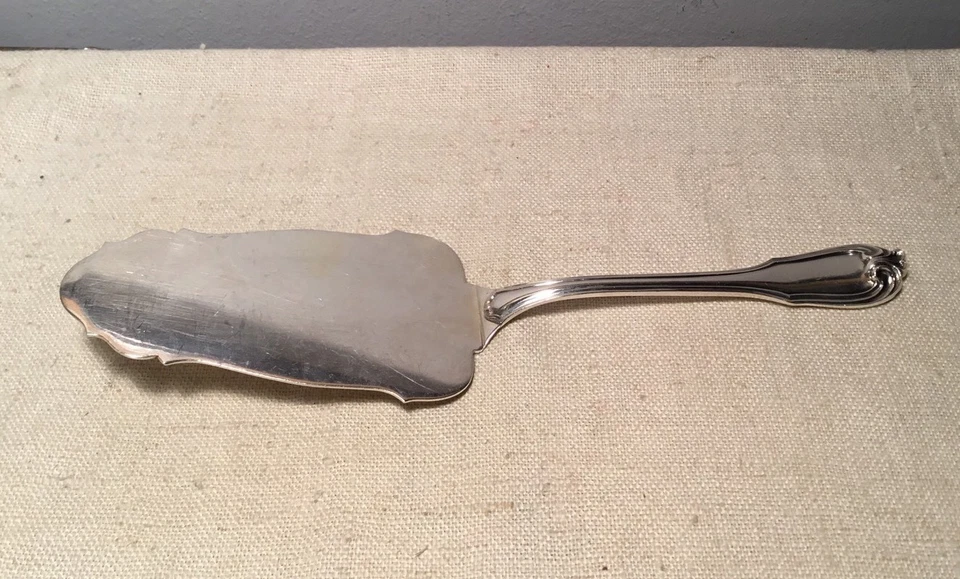 Servidor de pastel de plata esterlina Buccellati Italia vintage Borgia 10,25" Foto 2 de 4