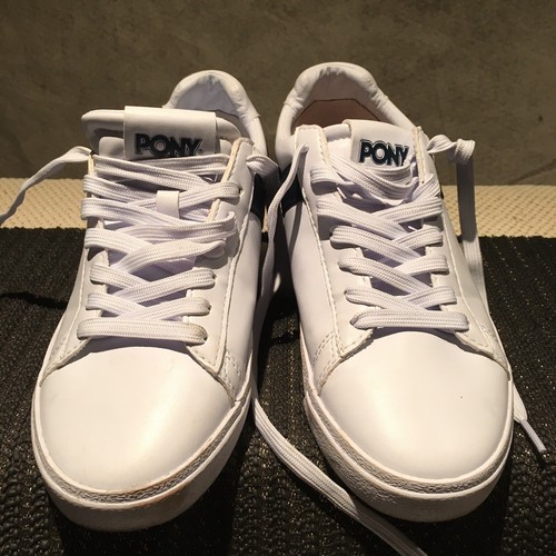 pony white sneakers womens