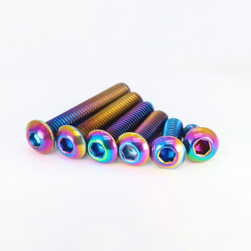 Mushroom Head Hexagonal Dazzle Electric Motorcycle Refitting Screw - Picture 5 of 35