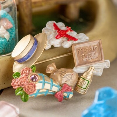Ghibli Porco Rosso Brooch Fio Palnart Poc Japan limited New