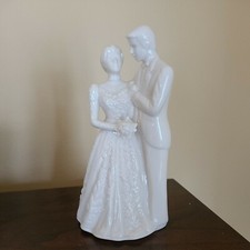 Lenox Wedding Promises Collection Bride and Groom Cake Topper- Made in USA
