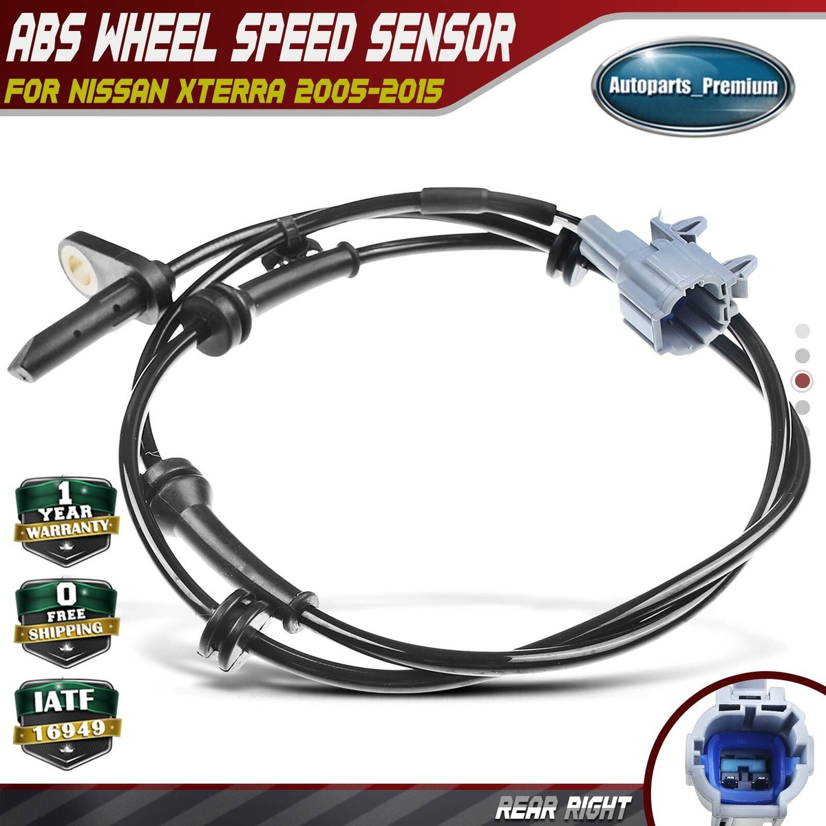 ABS Wheel Speed Sensor for Nissan Xterra 05-10 12-15 479009CA3A