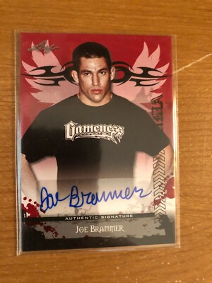 2010 Leaf MMA Joe Brammer autograph card