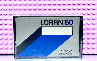 LORAN CHROME  60       TYPE II    BLANK CASSETTE TAPE (1)  (SEALED)