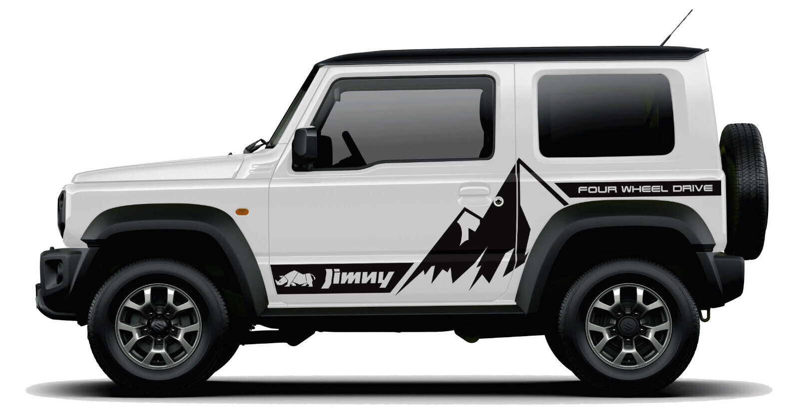 KOSCIUSZKO BODY STRIPE DECAL KIT : SUZUKI JIMNY (JB64W/JB74W)