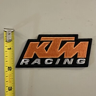 KTM Racing (Embroidered Iron on patch) Motorcycle / Dirt Bike