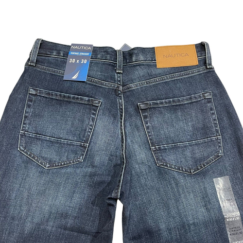 Neu mit Etikett Nautica Vintage gerade Passform Stretch Denim Herrenjeans 5 Farben alle Größen - Bild 24 von 75
