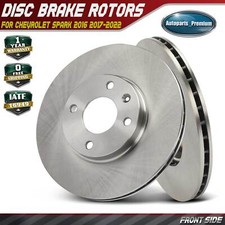 2Pcs 256 mm Front Side Disc Brake Rotors for Chevrolet Spark 2016 2017 2018-2022
