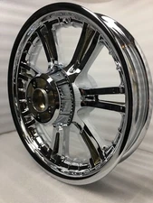 Harley 2009 -23 TRIKE RIM CHROME Front Mag Wheel TRI GLIDE OEM 25mm EXCHANGE