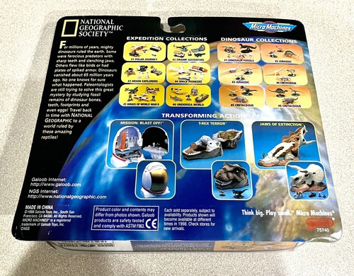 🏁 MICRO MACHINES NATIONAL GEOGRAPHIC#4 SPACE PIONEERS FACTORY SEALED GALOOB 🏁 - Picture 2 of 2