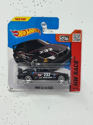Hot Wheels HW Race BMW E36 M3 Race 1:64 Diecast Short Card | eBay
