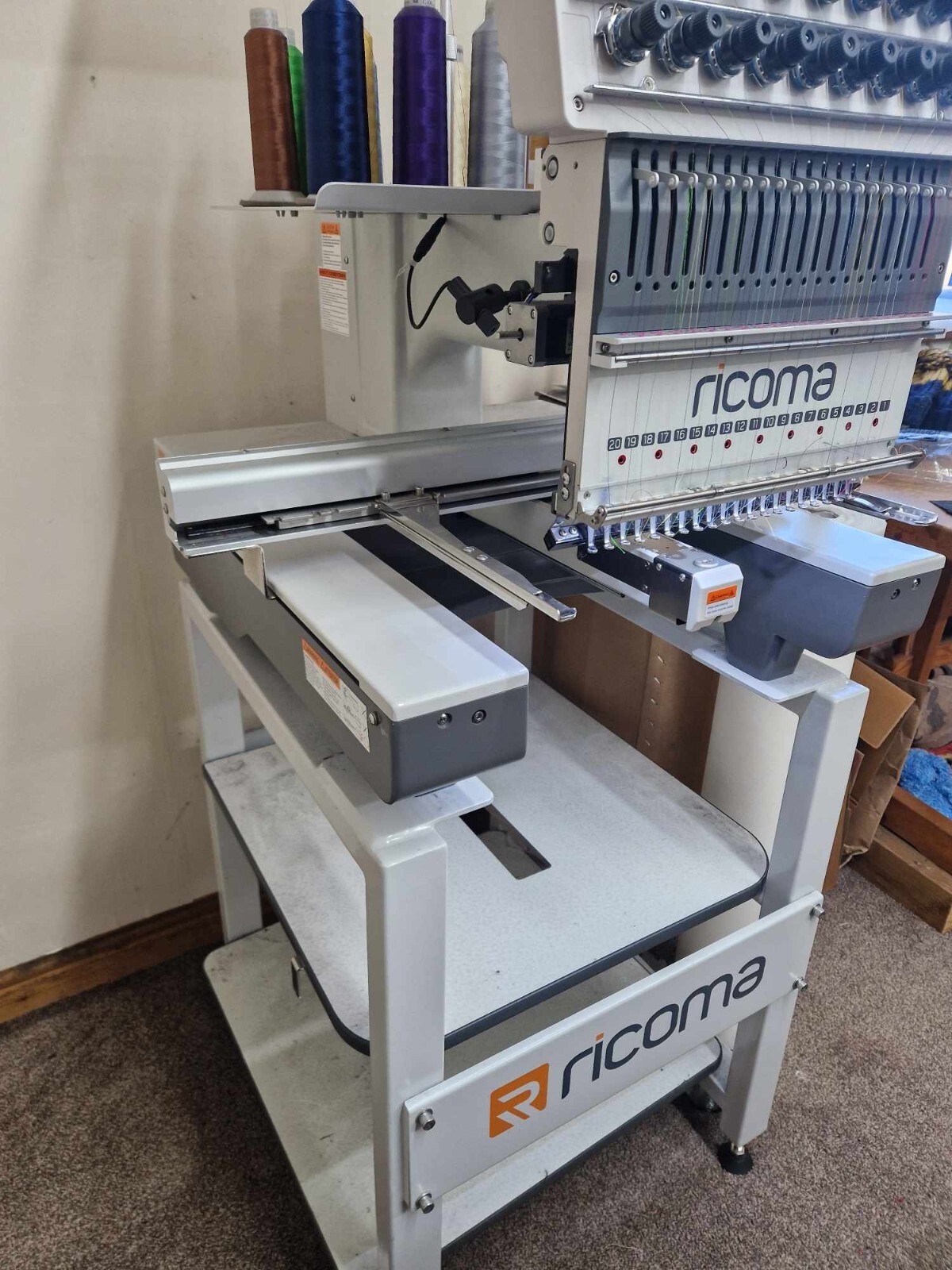 embroidery machine RCM 2001TC85 single head 20 needles eBay