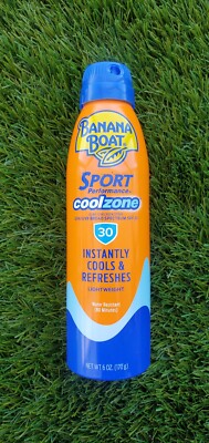 Banana Boat Sport Cool Zone Sunscreen Spray SPF30