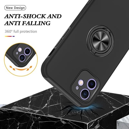 Hülle für iPhone 11 12 13 14 15 Plus Pro Max X XR 8 7 stoßfest Panzerungsring Ständer - Bild 7 von 42