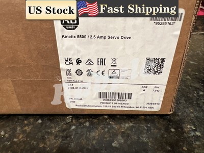 2198-H015-ERS, 2022, Kinetix 5500 Servo Drive, Sealed AB 2198H015ERS