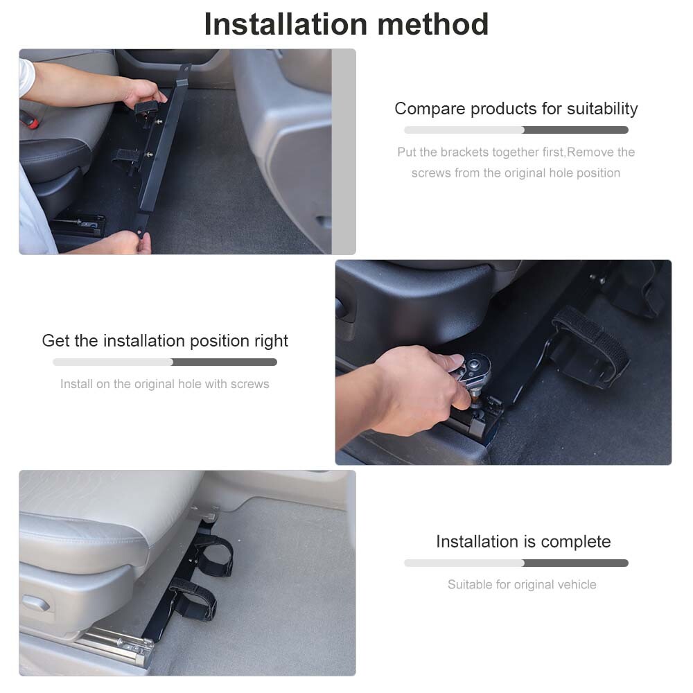 Fire Extinguisher Front Seat Under Mount Holder Trim For Chevy Silverado 2019+