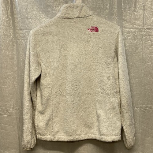 The North Face Osito Fleece Jacket Women Sz S White Pink Breast Cancer Awareness - Picture 9 of 12